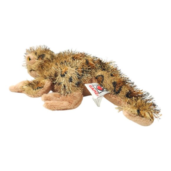 Ganz Webkinz Leopard Lizard Plush NO CODE 14" Stuffed Animal Toy HM198 Tan Brown - Picture 5 of 12
